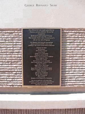 Donor Plaque image. Click for full size.