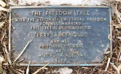 The Freedom Tree Marker image. Click for full size.