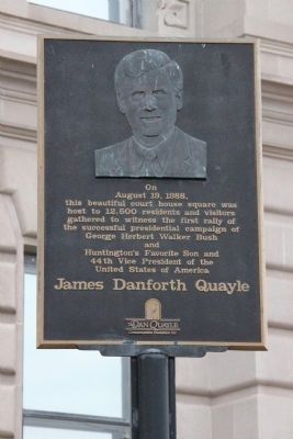 James Danforth Quayle Marker. Click for full size. James Danforth Quayle Marker image. Click for full size.