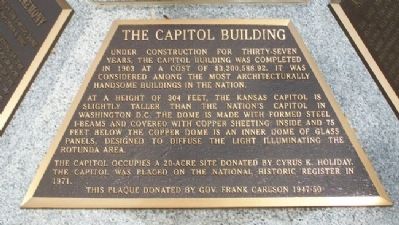 The Capitol Building Marker image. Click for full size.