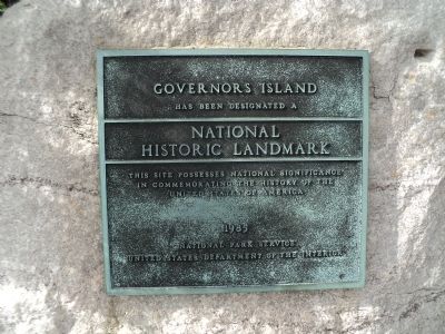 Governors Island Marker image. Click for full size.