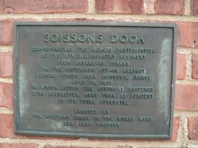 Soissons Dock Marker image. Click for full size.