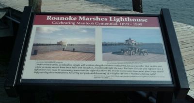 Roanoke Marshes Lighthouse Marker. Click for full size. Roanoke Marshes Lighthouse Marker image. Click for full size.