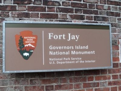 Another Fort Jay Marker image. Click for full size.