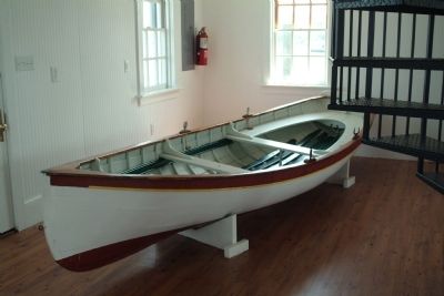Restored Boat Inside the Lighthouse image. Click for full size.