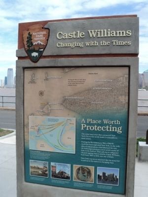 Castle Williams Marker image. Click for full size.