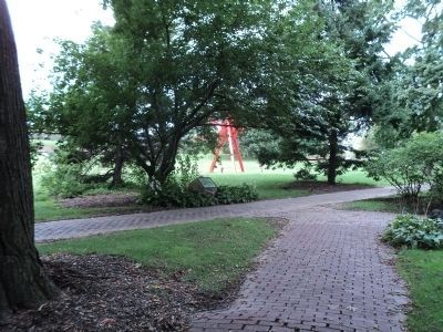 Marker on Governors Island image. Click for full size.