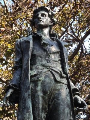 Closeup of Nathan Hale image. Click for full size.