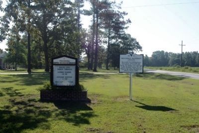 Providence Methodist Church Marker, looking east image. Click for full size.