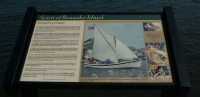 Spirit of Roanoke Island Marker image. Click for full size.