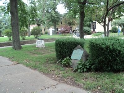 Marker on Governors Island image. Click for full size.