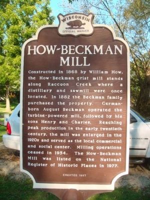 How-Beckman Mill Marker image. Click for full size.