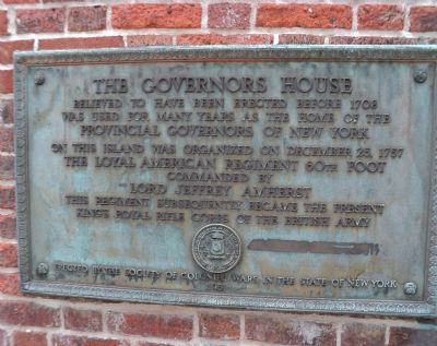 The Governors House Marker image. Click for full size.