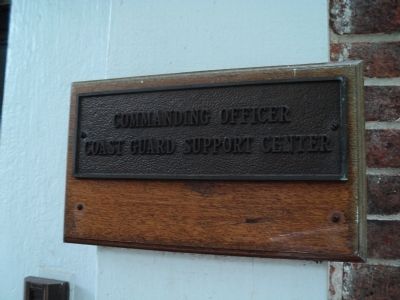Coast Guard Marker on the Governors House image. Click for full size.