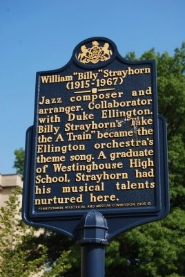 William "Billy" Strayhorn Marker image. Click for full size.