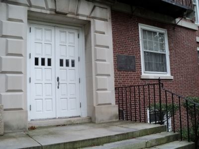 Pershing Hall Marker image. Click for full size.