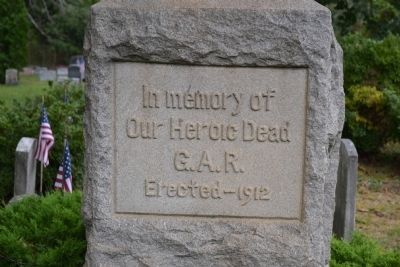 Oak Hill Cemetery G.A.R. Monument Marker image. Click for full size.