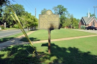 Andrew College Marker image. Click for full size.