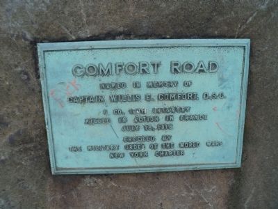 Comfort Road Marker image. Click for full size.