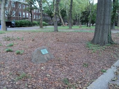 Marker on Governors Island image. Click for full size.