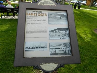 In The Early Days Marker image. Click for full size.