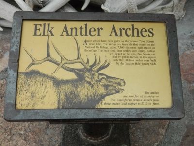 Elk Antler Arches Marker image. Click for full size.