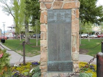 Teton County Veterans Memorial image. Click for full size.