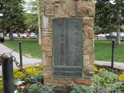 Teton County Veterans Memorial image. Click for full size.