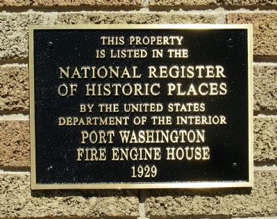 Port Washington Fire Engine House image. Click for full size.