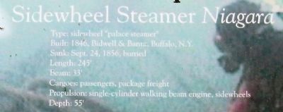 Sidewheel Steamer Niagara Marker. Click for full size. Sidewheel Steamer Niagara Marker image. Click for full size.