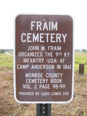 Fraim Cemetery Marker image. Click for full size.