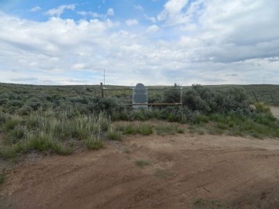 To All Pioneers Who Passed This Way to Win and Hold the West Marker image. Click for full size.