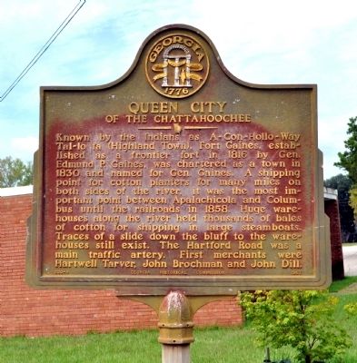 Queen City of the Chattahoochee Marker image. Click for full size.