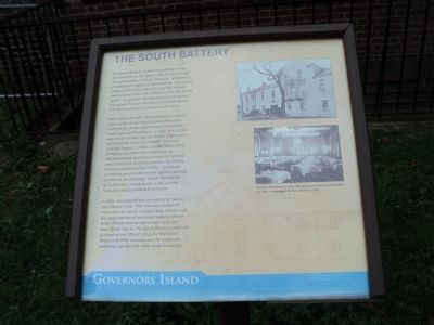 The South Battery Marker. Click for full size. The South Battery Marker image. Click for full size.