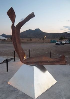 Alpine Border Station 9/11 Marker/Monument. Click for full size. Alpine Border Station 9/11 Marker/Monument image. Click for full size.