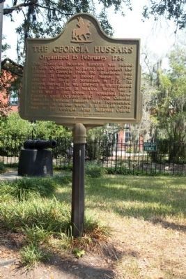 The Georgia Hussars Marker image. Click for full size.