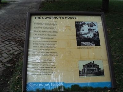 The Governor�s House Marker image. Click for full size.