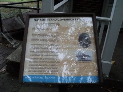 The Dutch and Governors Island Marker image. Click for full size.