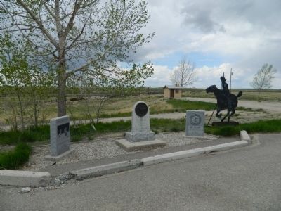 To the Brave Men Who Rode the Pony Express Marker image. Click for full size.
