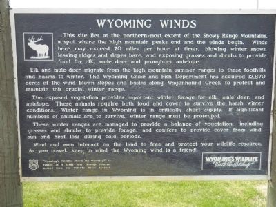 Wyoming Winds Marker image. Click for full size.
