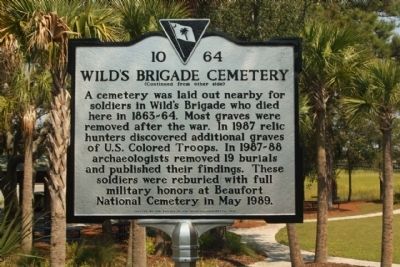 Wild's Brigade Cemetery Marker image. Click for full size.