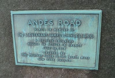 Andes Road Marker image. Click for full size.