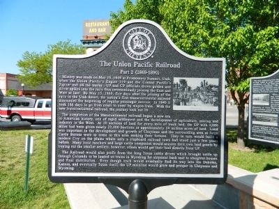 The Union Pacific Railroad Part 2 Marker image. Click for full size.