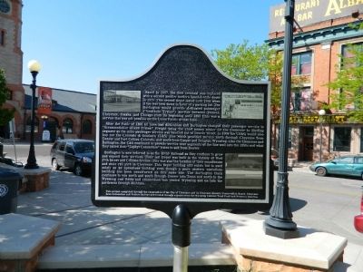 The Burlington Routes Marker - Side B image. Click for full size.
