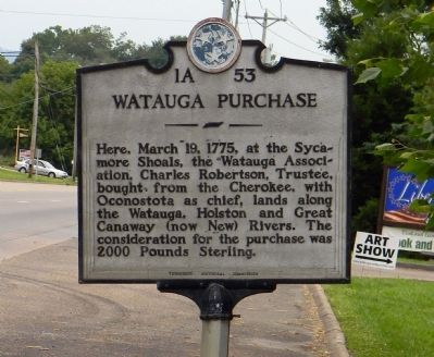 Watauga Purchase Marker image. Click for full size.