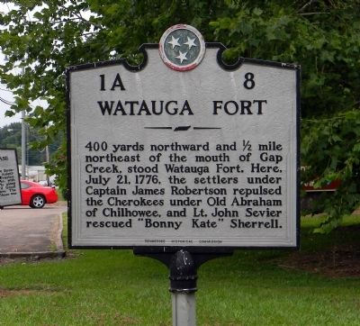 Watauga Fort Marker image. Click for full size.