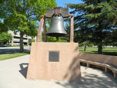 Wyoming's Liberty Bell Replica image. Click for full size.