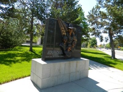 Wyoming Army and Air National Guard Memorial image. Click for full size.
