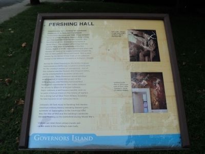 Pershing Hall Marker image. Click for full size.