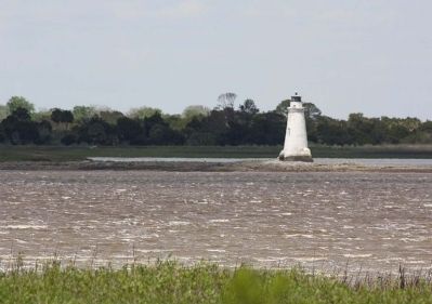 Cockspur Island Lighthouse image. Click for full size.